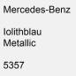 Preview: Mercedes-Benz, Iolithblau Metallic, 5357.